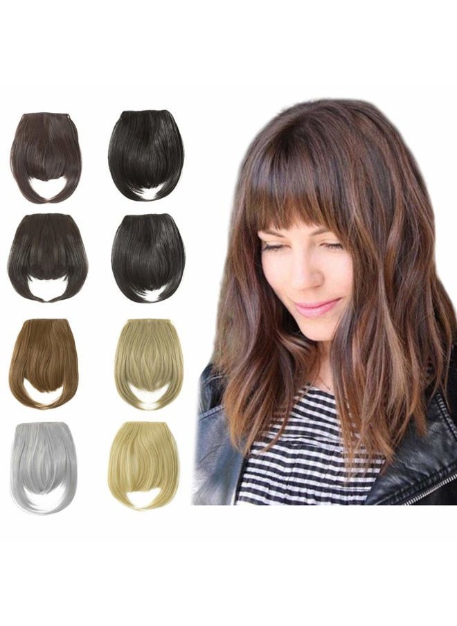 Qunlinta Clip in Bangs Hair Extensions One Piece in Fringe Bangs Hairpiece Synthetic Hair Accessories For Women  - Image 1