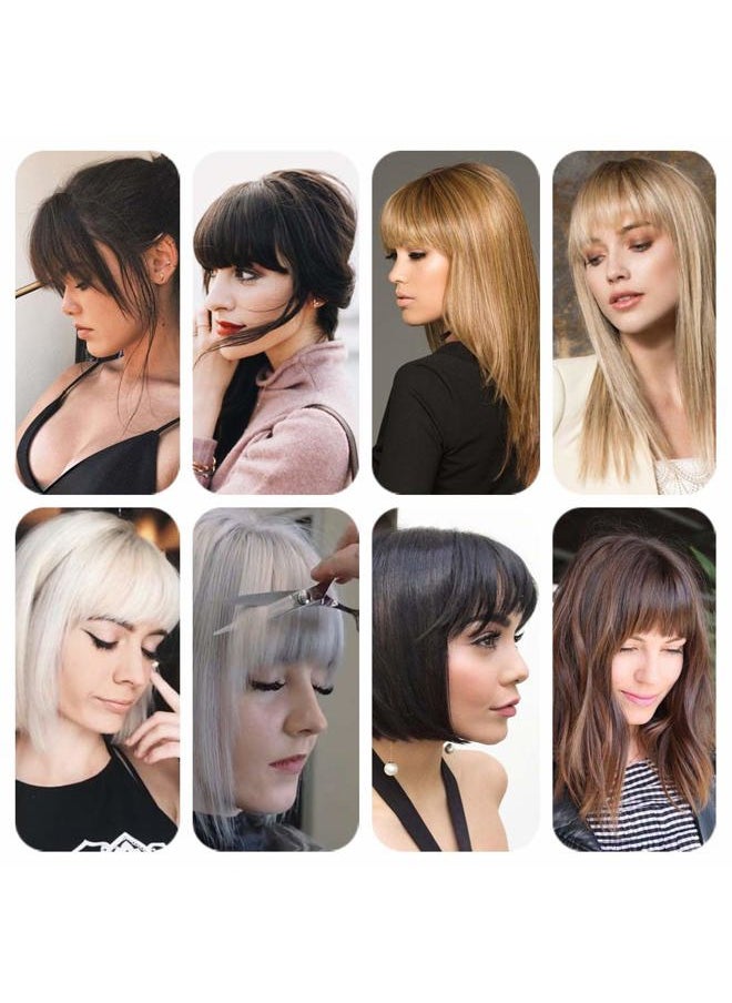 Qunlinta - Clip in Bangs Hair Extensions One Piece in Fringe Bangs Hairpiece Synthetic Hair Accessories For Women - Image 1