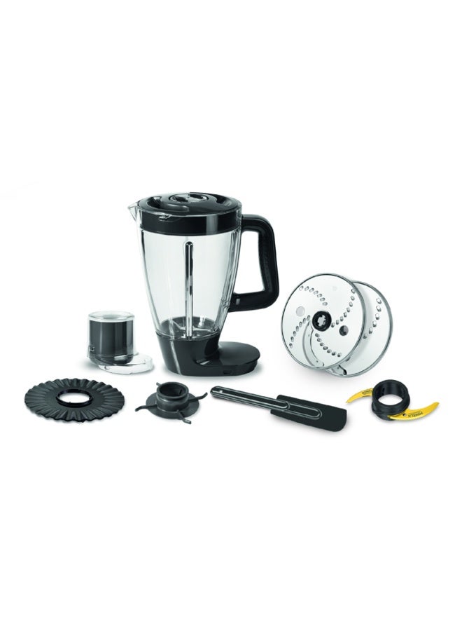 Moulinex Food Processor | Double Force 3L Food Processor |8 Attachments | 2 Years Warranty 3 L 1000 W FP821827 Black / Silver - Image 2