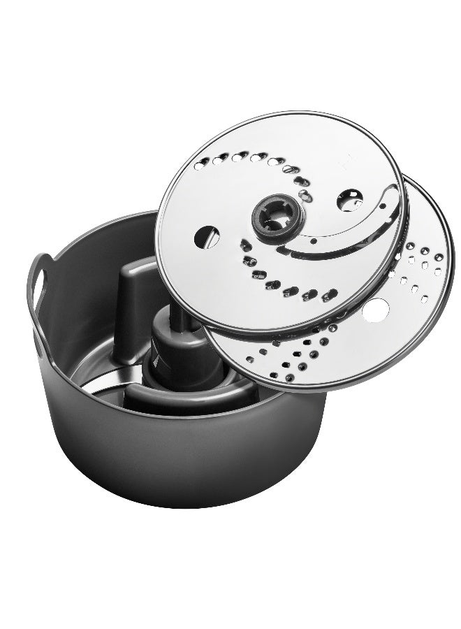 Moulinex Food Processor | Double Force 3L Food Processor |8 Attachments | 2 Years Warranty 3 L 1000 W FP821827 Black / Silver - Image 5