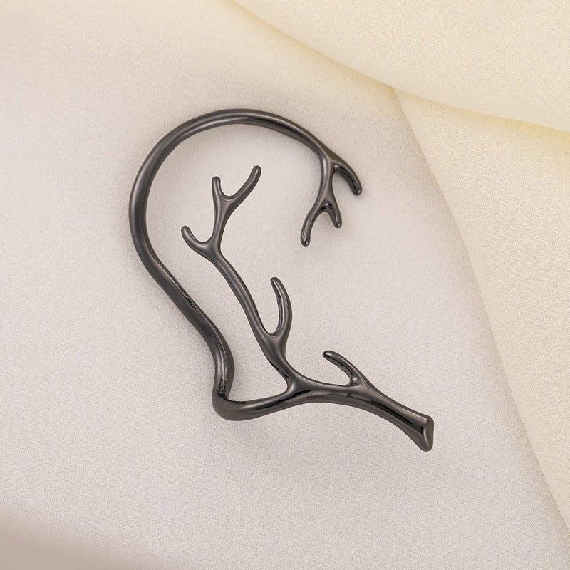 Geometric Antler Earring Earrings Women's Personality Fashion Temperament Earrings Round Earrings Earrings Women's European And American Ins Style - Image 1