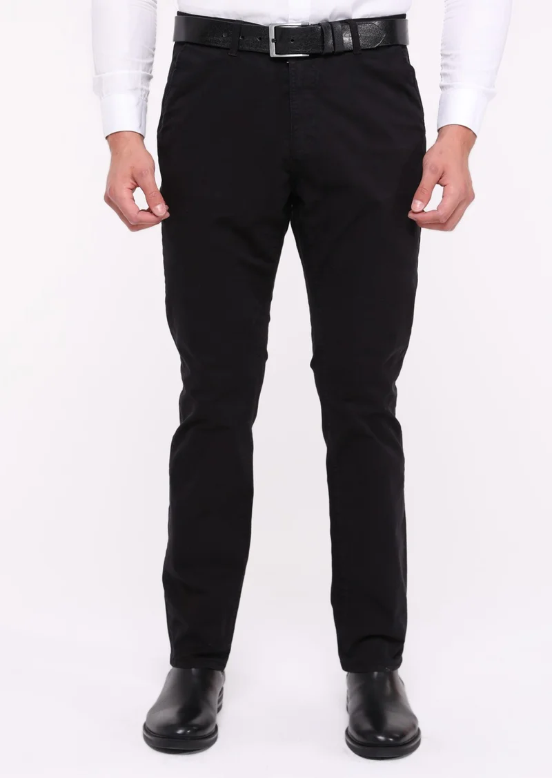 Cedy Denim Men's Yüksel Waist Loose Cut Piping Trousers Martin Jeans Regular Fit Jean - C336