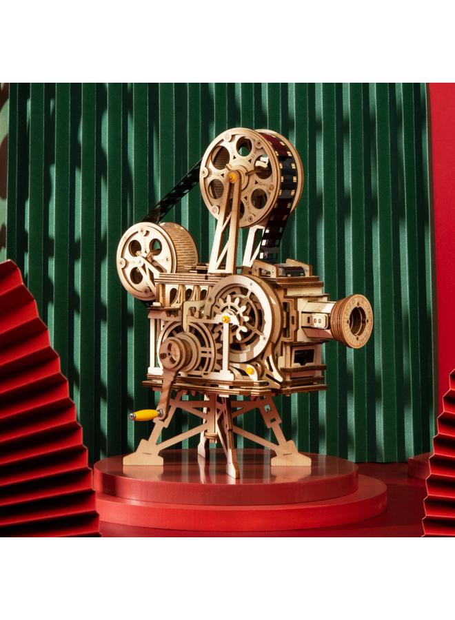 Bluejw Ruostate Ruoke Mechanical Transmission Model Wooden Hand-assembled Three-dimensional Puzzle Toy Ornaments Creative Gift - Image 2