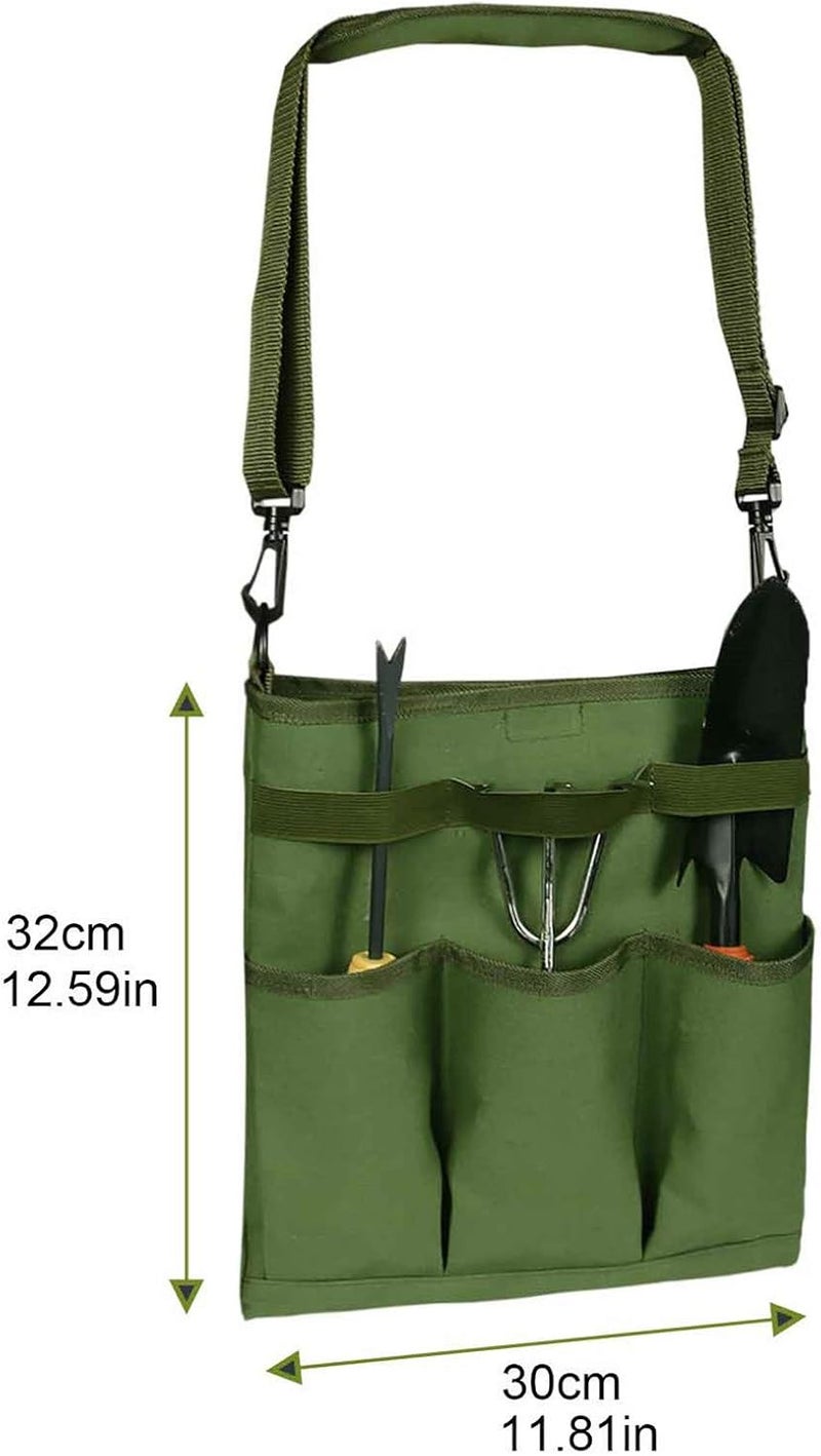 Yabcany Garden Tool Bag Shoulder Crossbody Tool Bag Canvas Storage Bag Gardening Garden Pruning Tool Bag… - Image 3