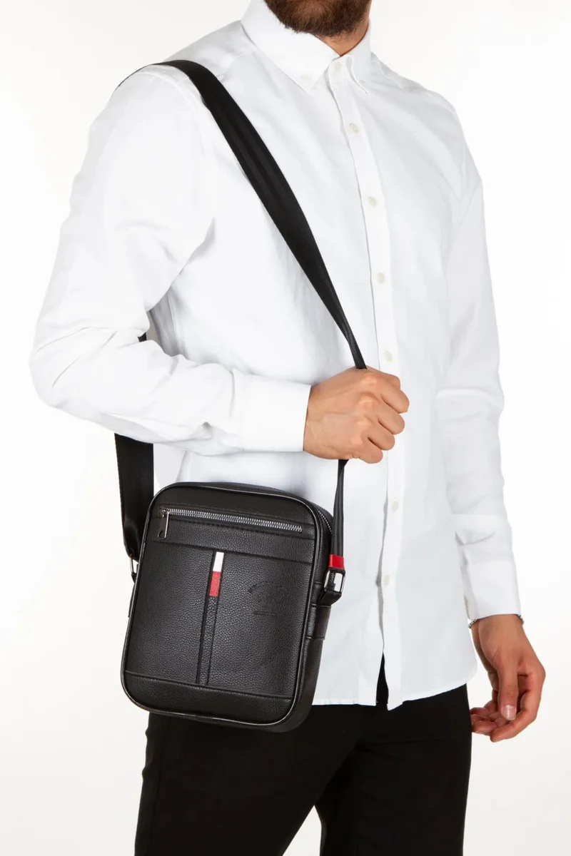 نيويش بولو Shoulder Strap Messenger Bag Medium-Vegan Faux Leather