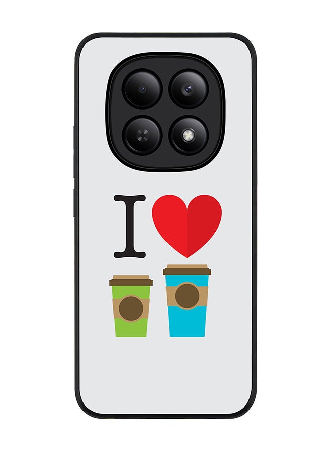 For Xiaomi Redmi Note 15 4G Case,Slim fit Camera Protection, Shockproof Thin Phone cover  - I Love Coffee