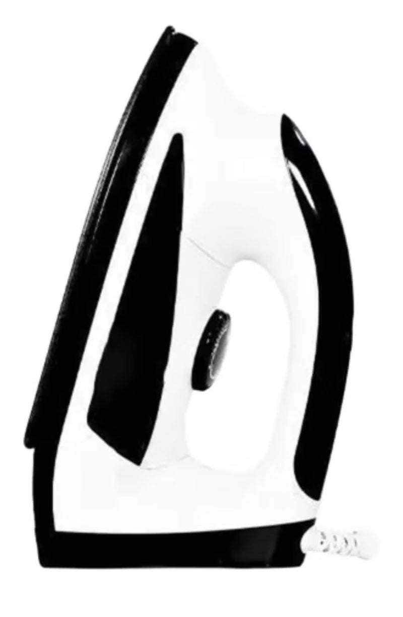 Black & White Dry Iron, 1300W, White and Black, DI-1300 - Image 3
