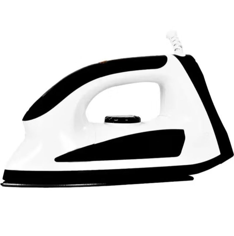 Black & White Dry Iron, 1300W, White and Black, DI-1300 - Image 1