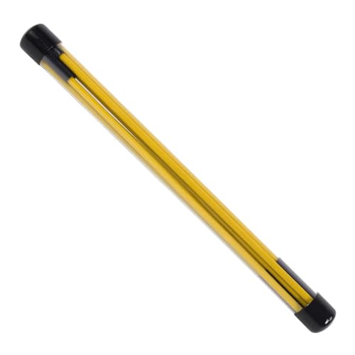 Golfoy Basics Foldable Training Alignment Sticks, 2 Pack Collapsible Practice Sticks for Aiming, Putting, Full Swing Trainer, Posture Corrector with Clear Tube Case, Golf Training Equipment (Yellow) - Image 4