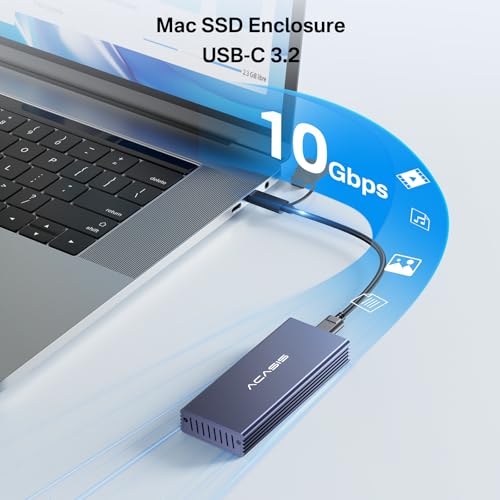 FREEGENE ACASIS USB C 3.2 SSD Enclosure for Apple SSD 12+16 PIN MacBook Pro,MacBook Air, Mac Pro, iMac from 2013 to 2017 A1465 A1466 A1502 SSD，MacBook SSD Enclosure with M.2 NVMe Adapter - Image 5