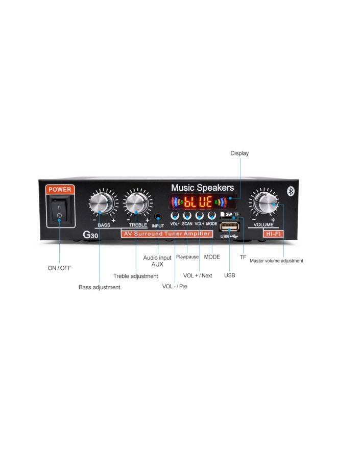 Alyashmac Hi-Fi Stereo Portable Audio Amplifier - Image 4