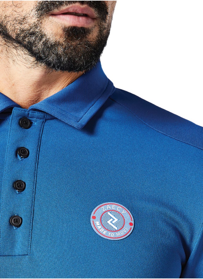 ZAECY Men's Paneled Polo T-shirt  - Image 4