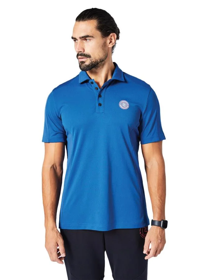 ZAECY Men's Paneled Polo T-shirt