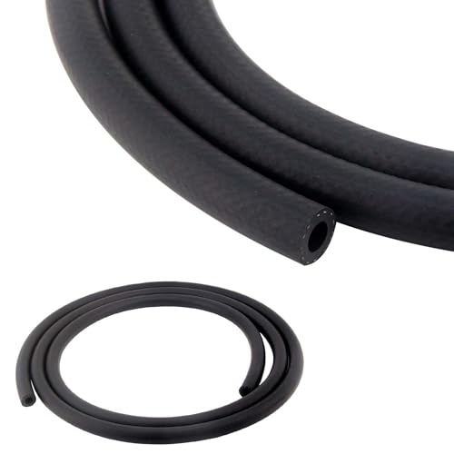 Fitvell 3/8 Inch ID Fuel Line Hose 10FT NBR Rubber Push Lock Fuel Hose 300PSI for Automotive Fuel Systems Engines - Image 1