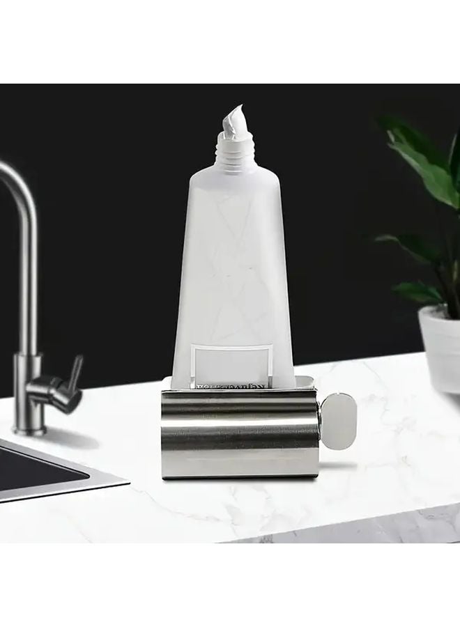 Stainless Steel Toothpaste Squeezer Hygienic 304 Easy Roll Design Silvery 1pc - Image 3
