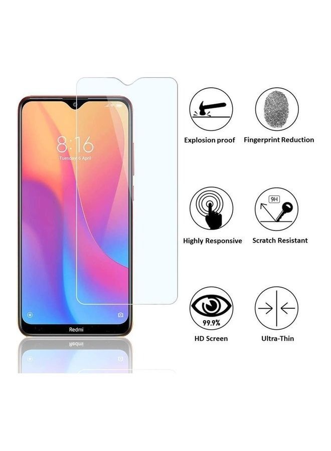 shAyzee Tempered Glass Screen Protector For Xiaomi Redmi 8/8A Clear - Image 2