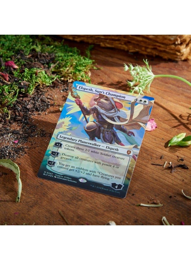 Magic the Gathering Magic: The Gathering Bloomburrow Commander Deck - Family Matters (100-Card Deck, 2-Card Collector Booster Sample Pack + Accessories) - Image 4