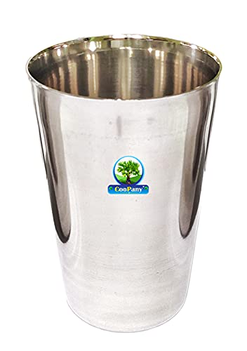 CooPany Stainless Steel WaterJuice Drinking Glass 6 Piecess 450 ml 045 Liter - Image 4