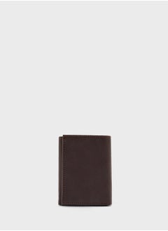 Robert Wood Safiano Texture Two Tone Tri-Fold Wallet  - Image 1