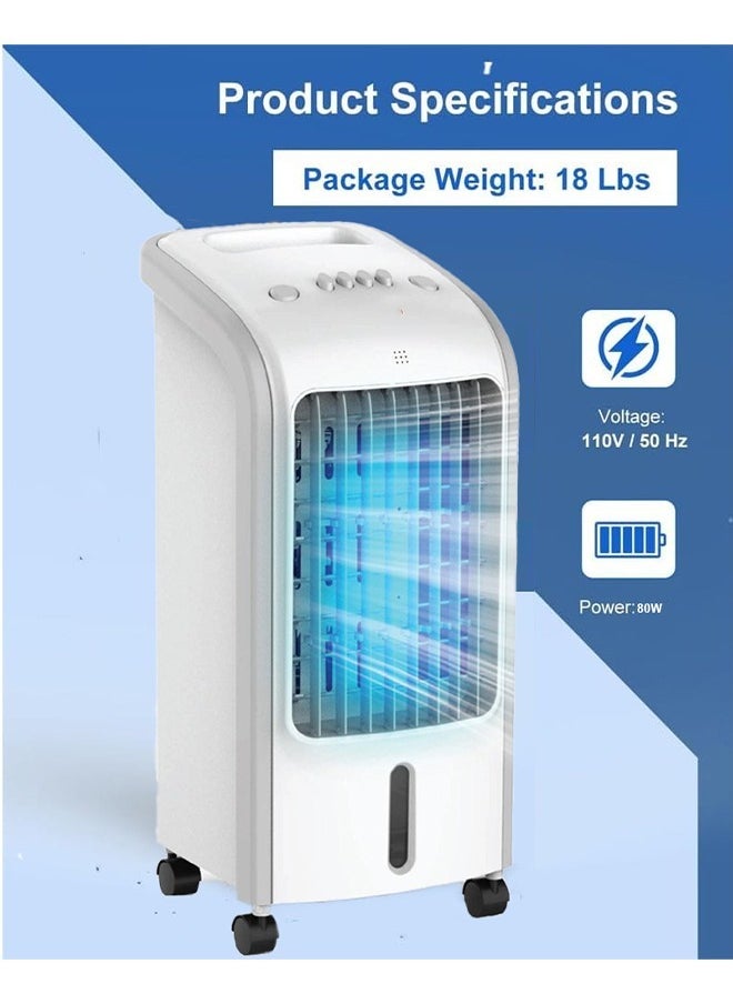 Cady One - Air cooler with a large water tank with a capacity of 4 liters and a power of 80 watts - Image 1