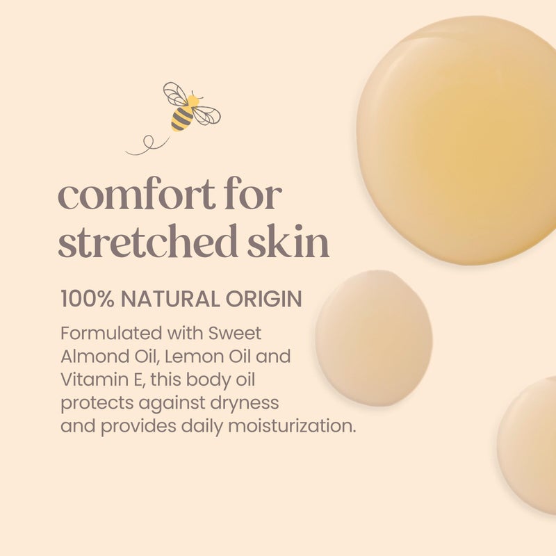 Burt's Bees Mama Body Oil with Vitamin E, 100% Natural Origin, 5 Fluid Ounces, Pack of 3 - Image 3