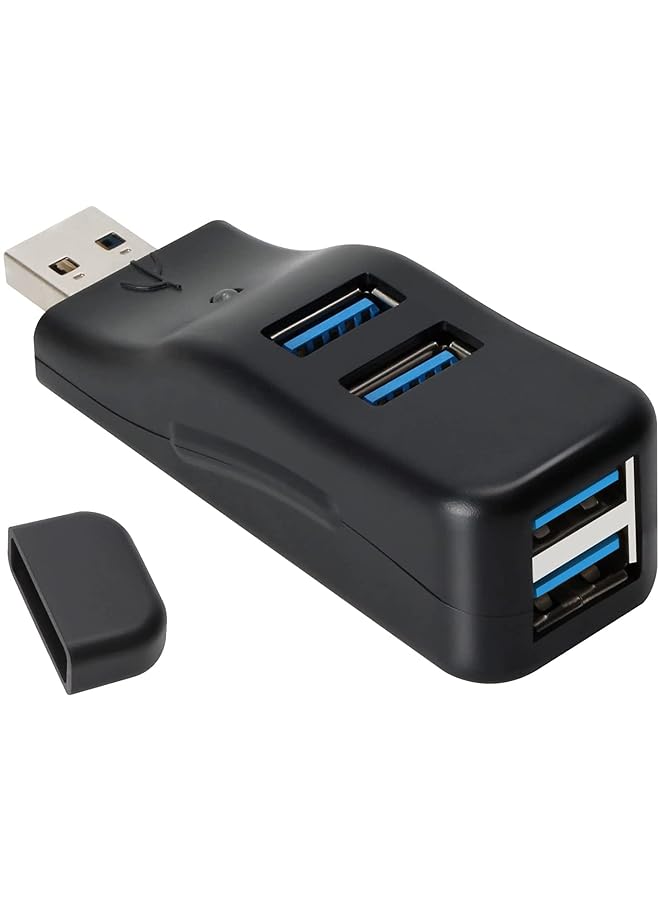 في كوم محور بيانات USB صغير محمول رفيع 4 منافذ USB 3.0 مقسم عالي السرعة لجهاز Imac Surface Pro كمبيوتر مكتبي كمبيوتر محمول USB العصي محرك فلاش المحمول Hdd سماعة لوحة المفاتيح الماوس - Image 1