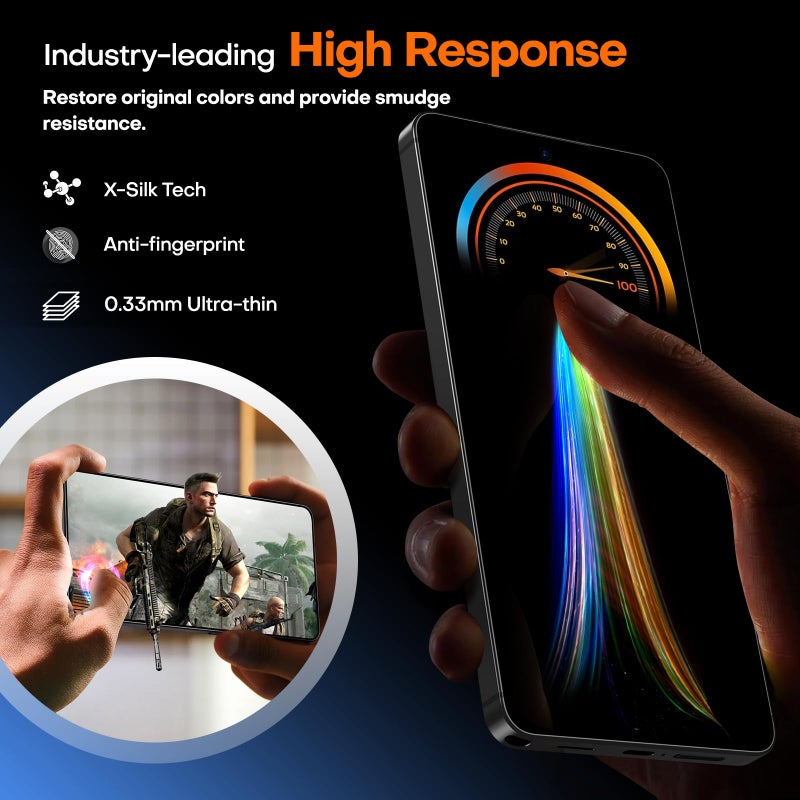 ال كي LK LϟK [عبوة من قطعتين+1] لهاتف Samsung Galaxy S26 Ultra واقي شاشة للخصوصية - Image 4
