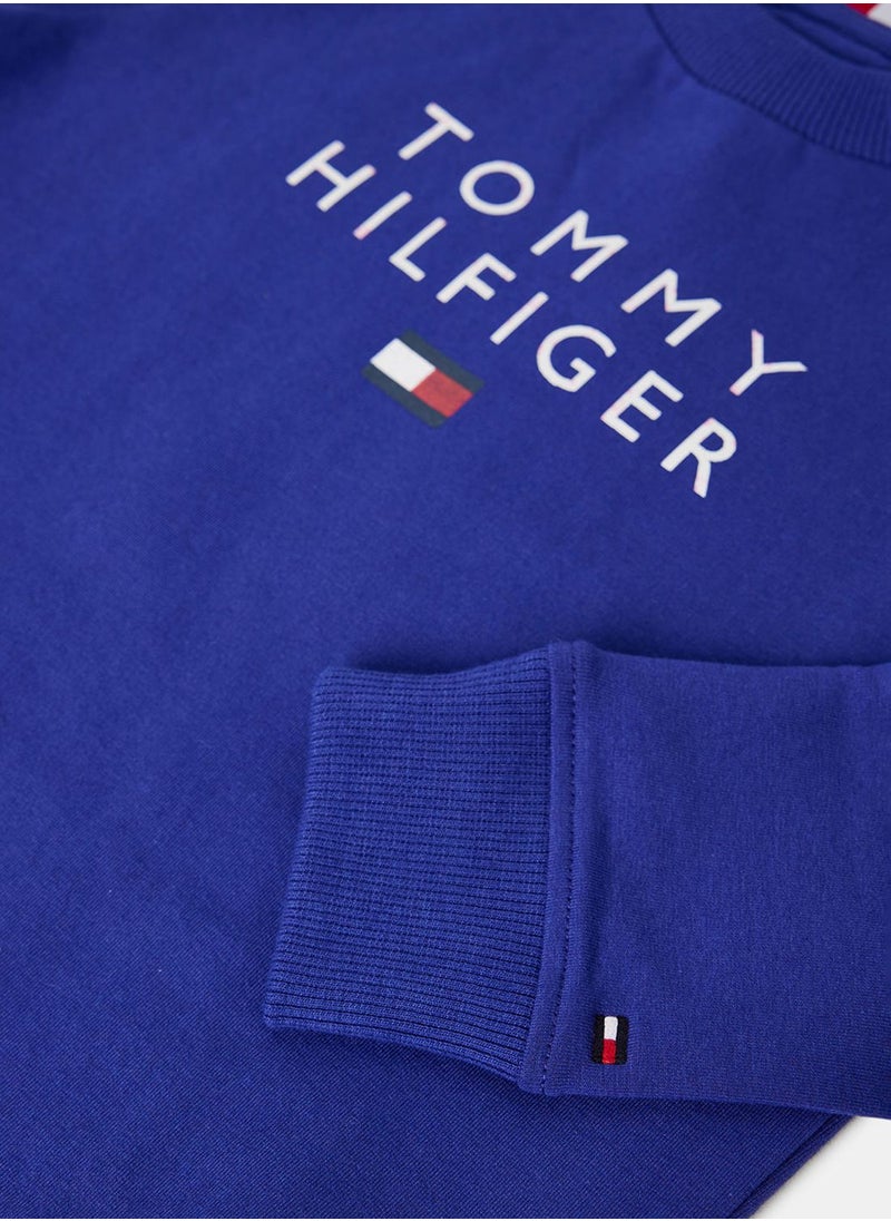 TOMMY HILFIGER - Kids Logo Sweatshirt - Image 1