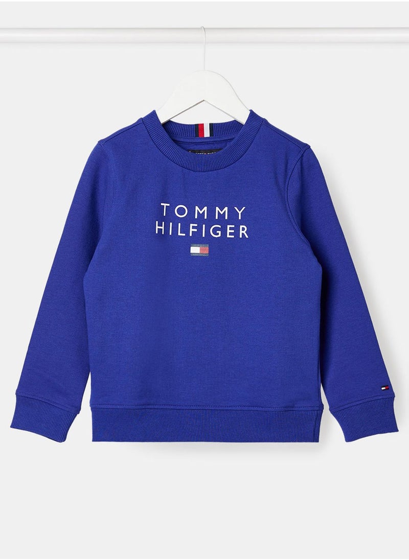 TOMMY HILFIGER - Kids Logo Sweatshirt - Image 1