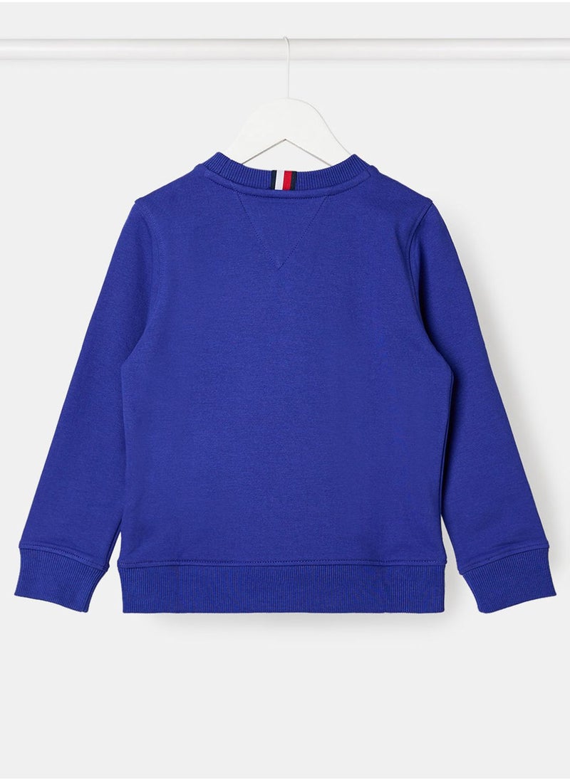 TOMMY HILFIGER - Kids Logo Sweatshirt - Image 1