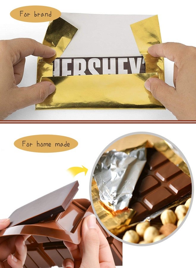 Dootafy 200pcs Candy Bar Wrappers, 7.8” Square Chocolate Bar Wrappers Gold Foil Wrapper Aluminum Individual Packaging Sheets for Mother's Day Baby Shower Birthday Party Gifts - Image 4