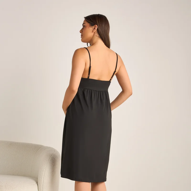 Splash FAV Maternity Slip Dress with Adjustable Straps