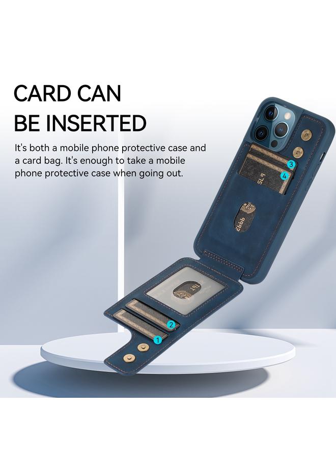 Zaboon Case For iPhone 12 Pro Max Armor Ring Wallet Back Cover Phone Case - Image 4