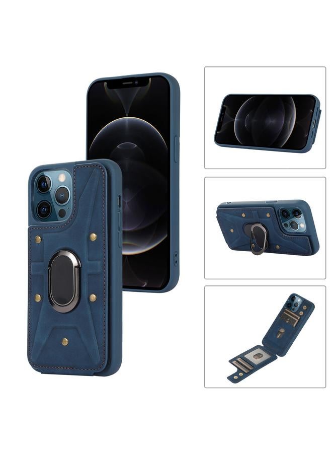 Zaboon Case For iPhone 12 Pro Max Armor Ring Wallet Back Cover Phone Case - Image 1