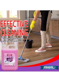 Amal Plus Floor Cleaner - Lavender Disinfectant 5Litre  - Image 2