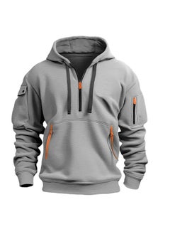 KUYING Outdoor Sports Zipper Hooded Sweatshirt Casual And Versatile  - Image 1