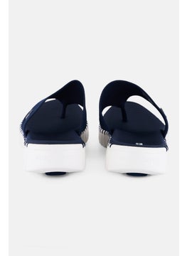 SKECHERS Women Go Walk Smart Slip On Slippers, Navy  - Image 3
