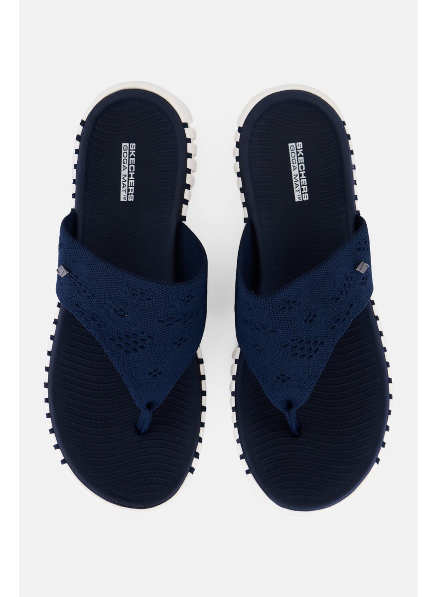Women Go Walk Smart Slip On Slippers, Navy