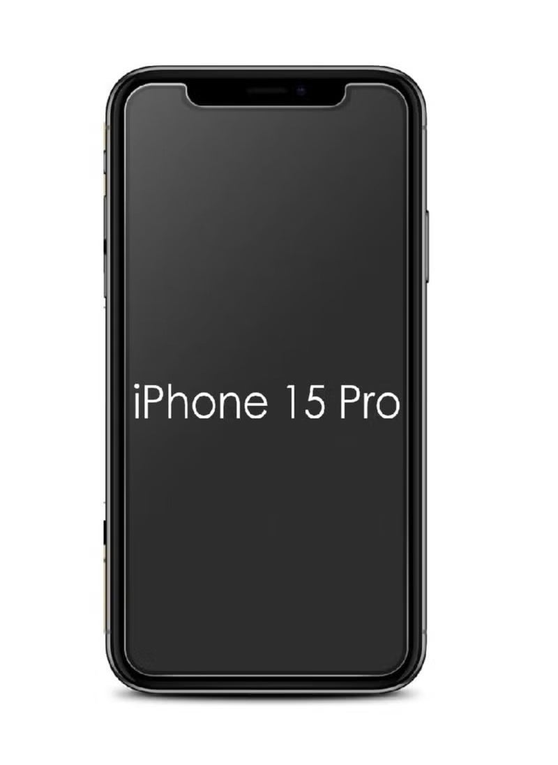 TIGER Matte Ceramic Screen Protector for iPhone 15 Pro – 1 Pack Full Coverage Anti-Spy Privacy Film, Flexible Matte Finish, Full Adhesive, Case-Friendly, Anti-Fingerprint & Scratch-Resistant, Not Tempered Glass - Image 1