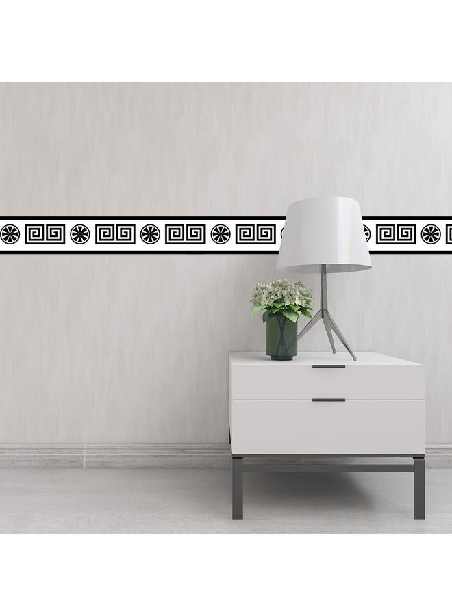 Bluejw European Style Retro Pattern Luminous Waist Line Stickers Bathroom Kitchen Warning Tile Wall Stickers Luminous Waist Stickers Wholesale - Image 3