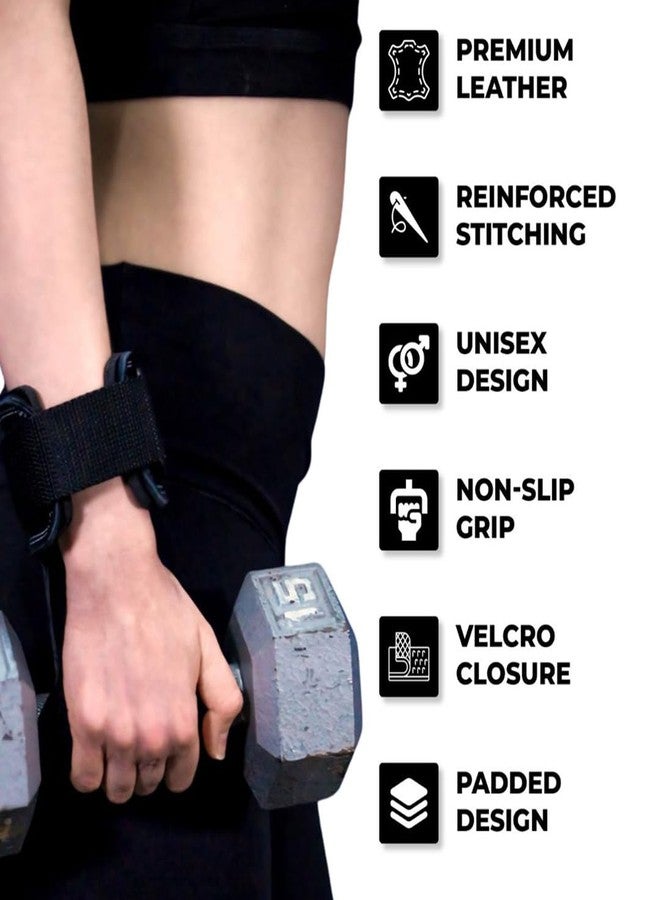 YAGHZU Weight Lifting Grips with Wrist Straps - Non Slip Lifting Straps for Weightlifting, Deadlifting, Powerlifting and Pull Ups, Padded Weight Lifting Gloves with Deadlift Straps for Women and Men - Image 3