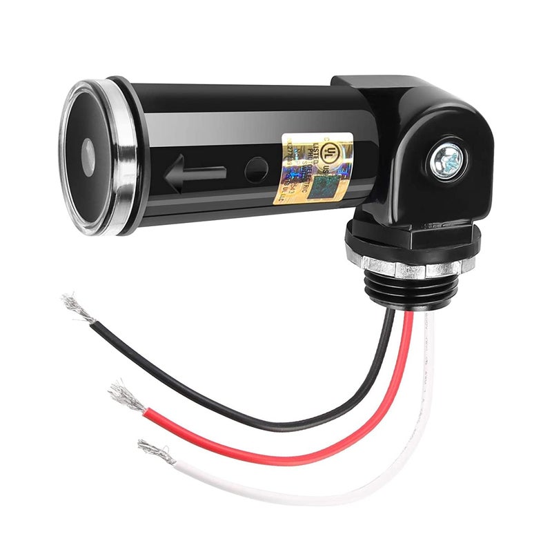 Excefore Outdoor Photocell Sensor, Dusk to Dawn/Day Night Sensor, Swivel Mount Conduit Lighting Control, Photoelectric Switch, 110V/120V/220V/240V Input, UL Listed, IP65 Waterproof, Photocell for Outdoor Light - Image 1