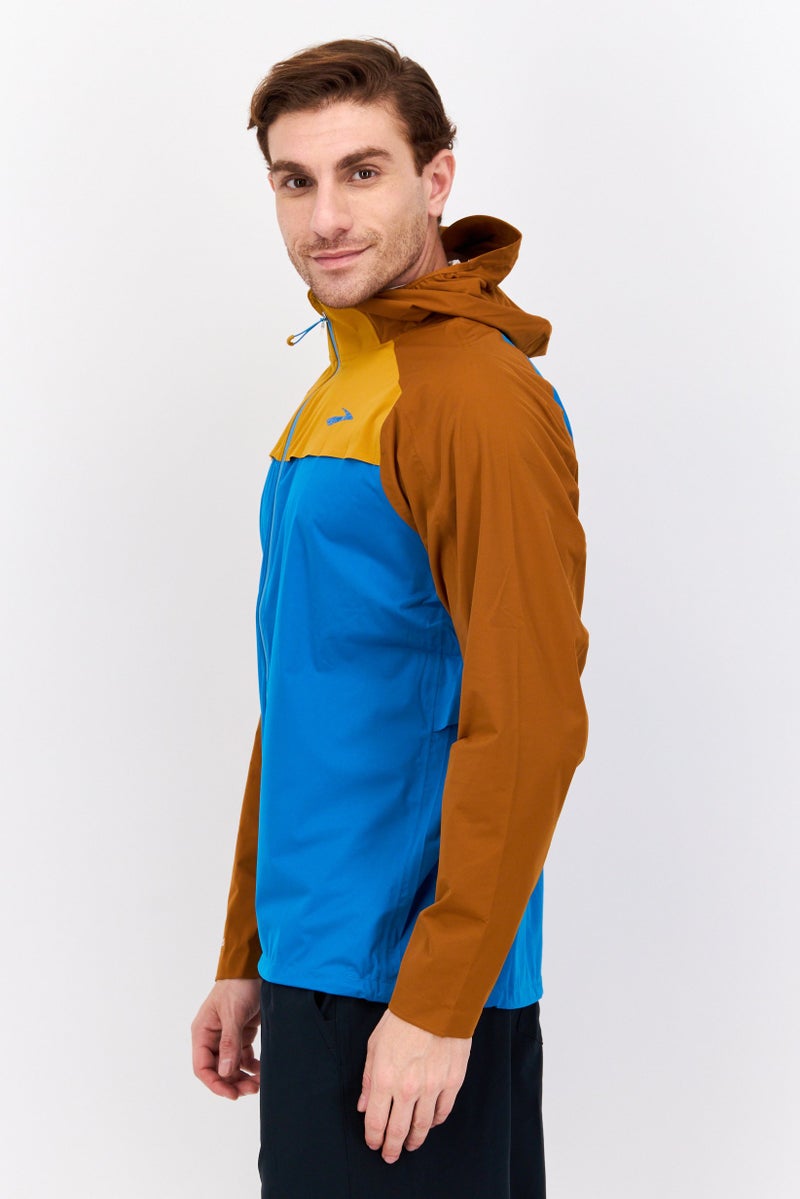 Brooks جاكيت رياضي للرجال بأكمام طويلة مناسب للخارج، صدئ - Image 2