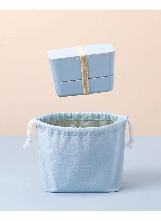 Takenaka - TAKENAKA Bento Box Insulated Bento Bag from Japan (Ocean Breeze) - Image 1