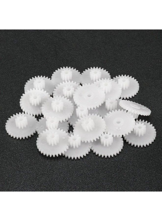 uxcell 20Pcs Plastic Gears 30 Teeth Model 30102B Reduction Gear Plastic Worm Gears For Rc Car Robot Motor  - Image 5