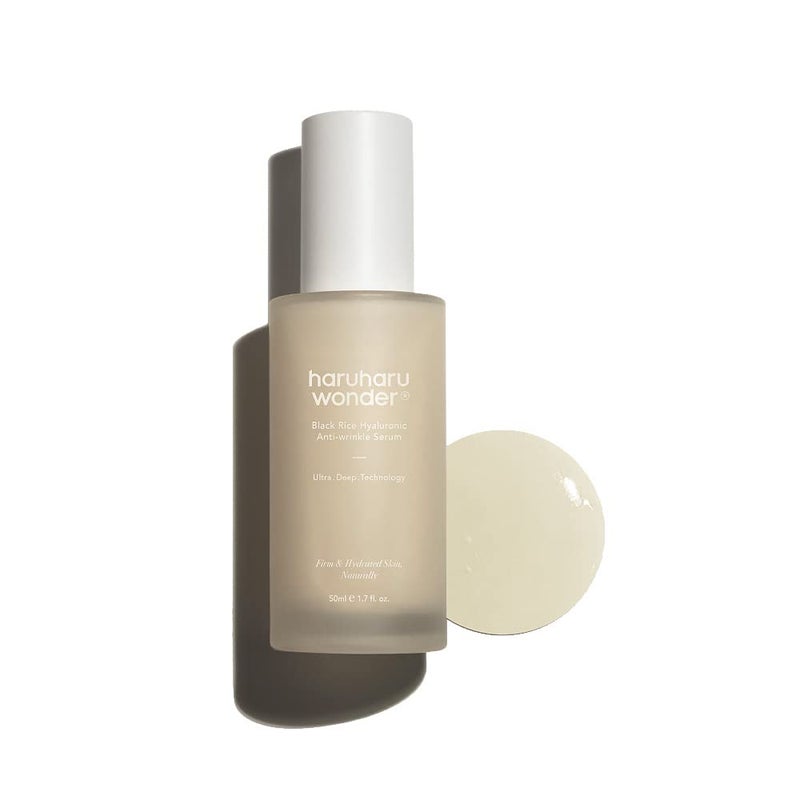 HARUHARU Haruharu Wonder Black Rice Hyaluronic AntiWrinkle Serum 16 fl oz  50 ml  Wrinkle Care Skin Tightening