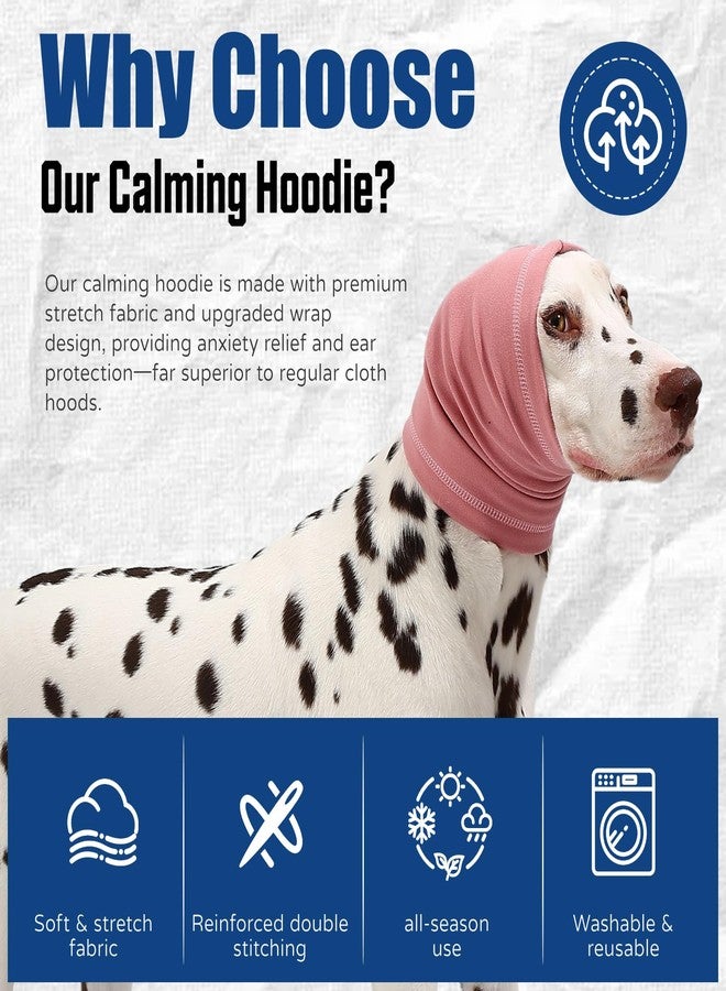 AOOLMOL Dog Calming Hoodie Quiet Head Cover Sleeves Anxiety Relief/Noise Protection - Grooming - Thunder - Fireworks - Image 2