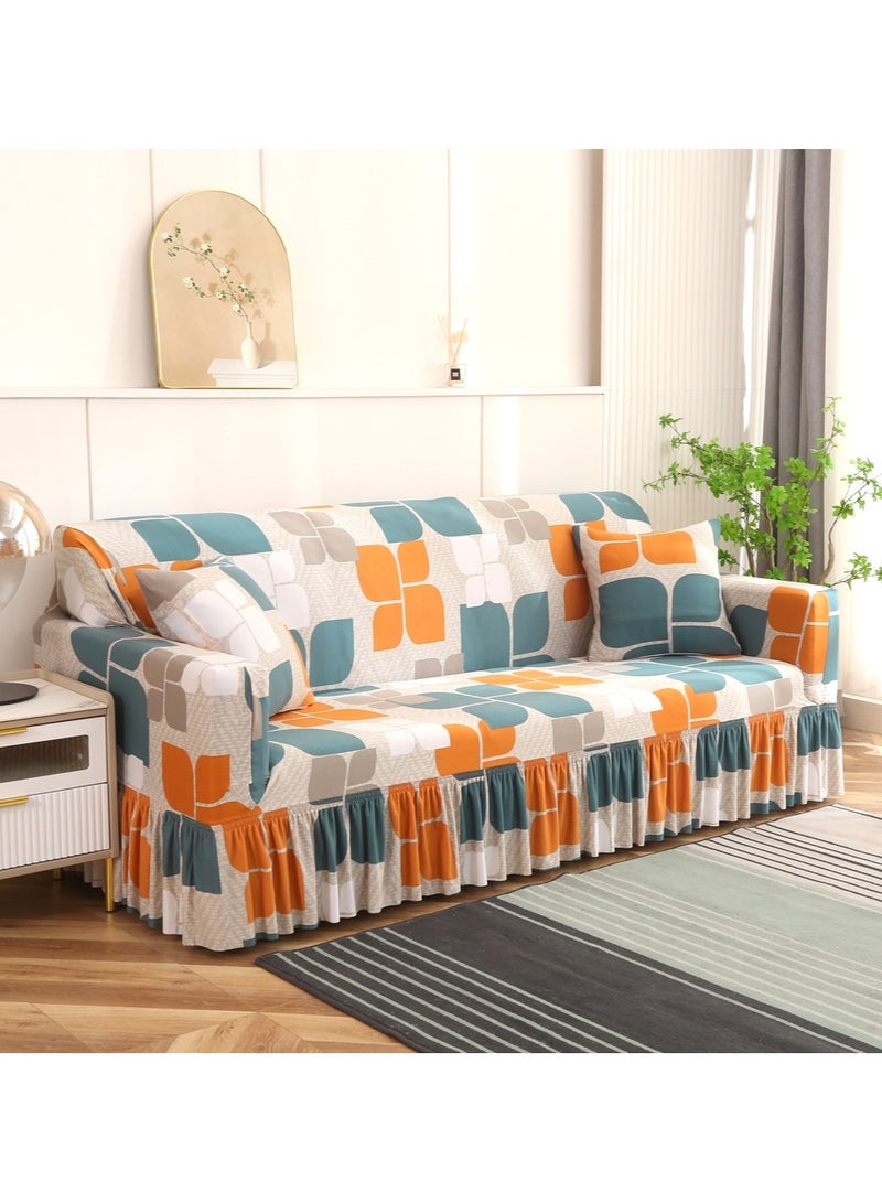 Nariele New Four Seasons All Inclusive Combed Kasai Skirt Sofa Cover