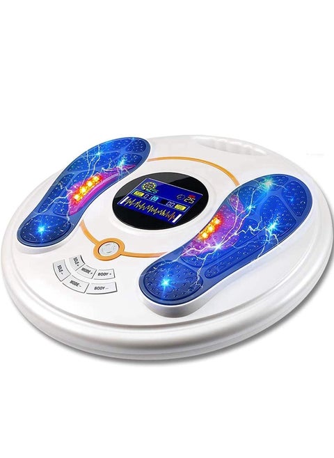 Ems Foot Massager, Circulation System Nerve Muscle Stimulator Improves and Neuropathy, Relieves Feet Legs Pains, Relaxes Massages Body with TENS Unit EMS