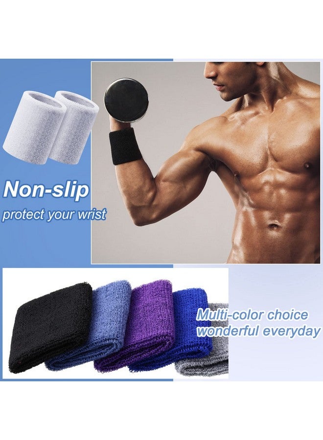 Coume 38 قطعة أساور رياضية ملونة أساور عرق كرة القدم للأطفال والنساء والرجال: تقريبًا 8 × 8 سم 3.15 × 3.15 بوصة - Image 3